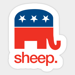 GOP Sheep Sticker